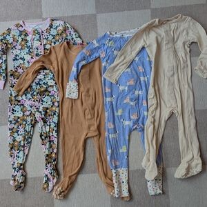 Floral and Animal Print Kids One Piece Set